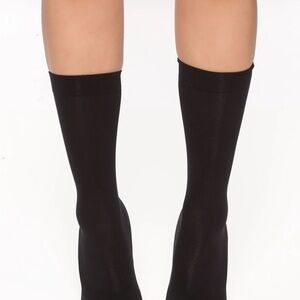 Fashion Nova Classic Black Dress Socks